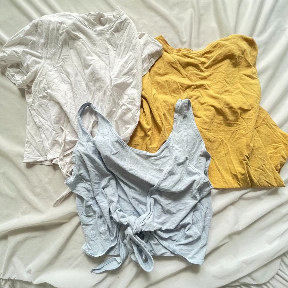 Set of 3 Lululemon Tanks — S